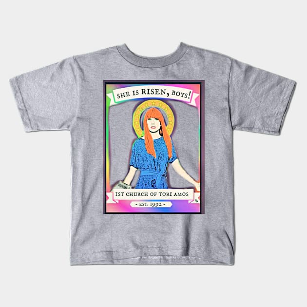 CHURCH OF TORI AMOS Kids T-Shirt by RabbitWithFangs